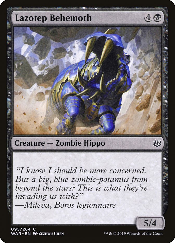 Lazotep Behemoth [War of the Spark] - Magic: The Gathering - Card Brawlers | Quebec | Canada |
