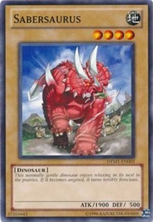 Sabersaurus [DEM1-EN003] Common - Yu-Gi-Oh! - Card Brawlers | Quebec | Canada |