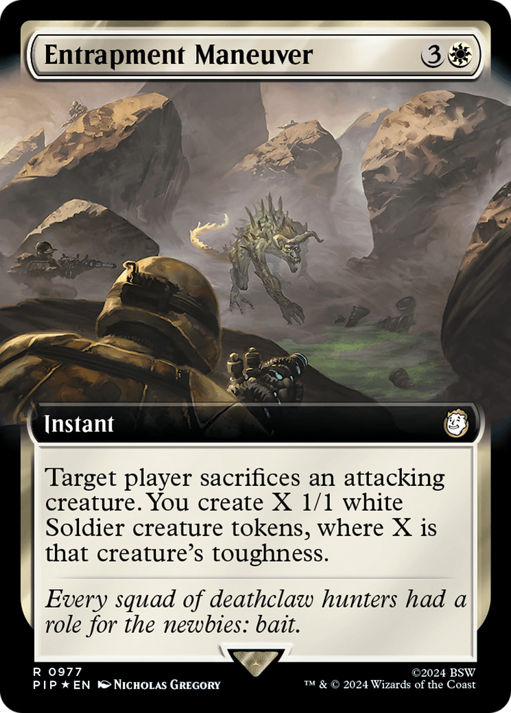 Entrapment Maneuver (Extended Art) (Surge Foil) [Fallout] - Magic: The Gathering - Card Brawlers | Quebec | Canada |