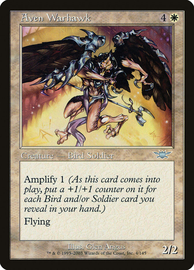 Aven Warhawk [Legions] - Magic: The Gathering - Card Brawlers | Quebec | Canada |