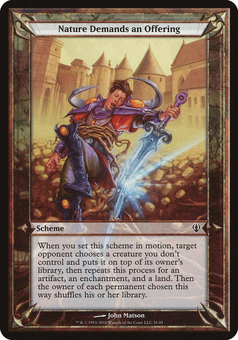Nature Demands an Offering (Schemes) [Archenemy Schemes] - Magic: The Gathering - Card Brawlers | Quebec | Canada |