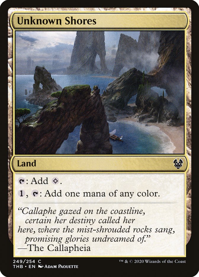 Unknown Shores [Theros Beyond Death] - Magic: The Gathering - Card Brawlers | Quebec | Canada |