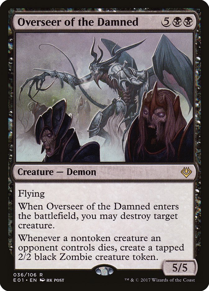Overseer of the Damned [Archenemy: Nicol Bolas] - Magic: The Gathering - Card Brawlers | Quebec | Canada |