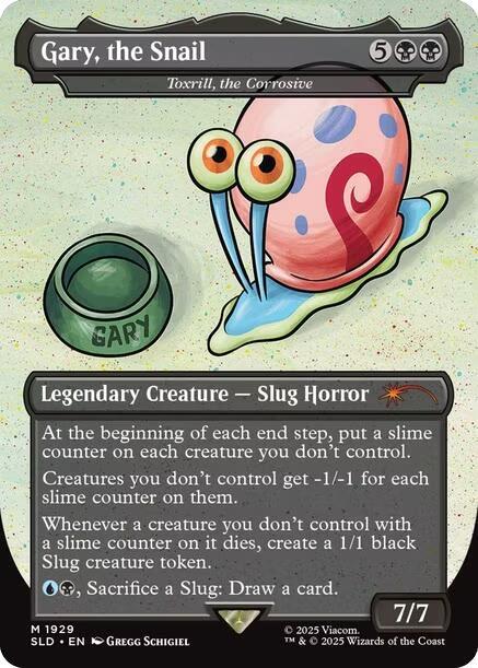 Gary, the Snail - Toxrill, the Corrosive [Secret Lair Drop Series] - Magic: The Gathering - Card Brawlers | Quebec | Canada |
