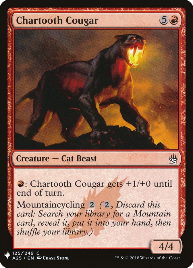 Chartooth Cougar [Mystery Booster] - Magic: The Gathering - Card Brawlers | Quebec | Canada |