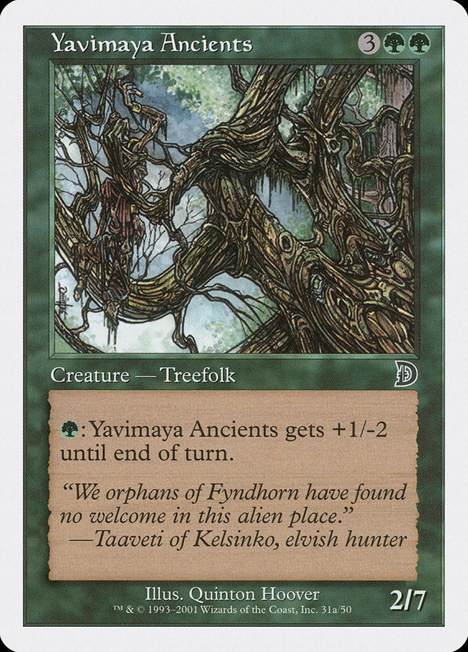 Yavimaya Ancients (Druid Art) [Deckmasters] - Magic: The Gathering - Card Brawlers | Quebec | Canada |