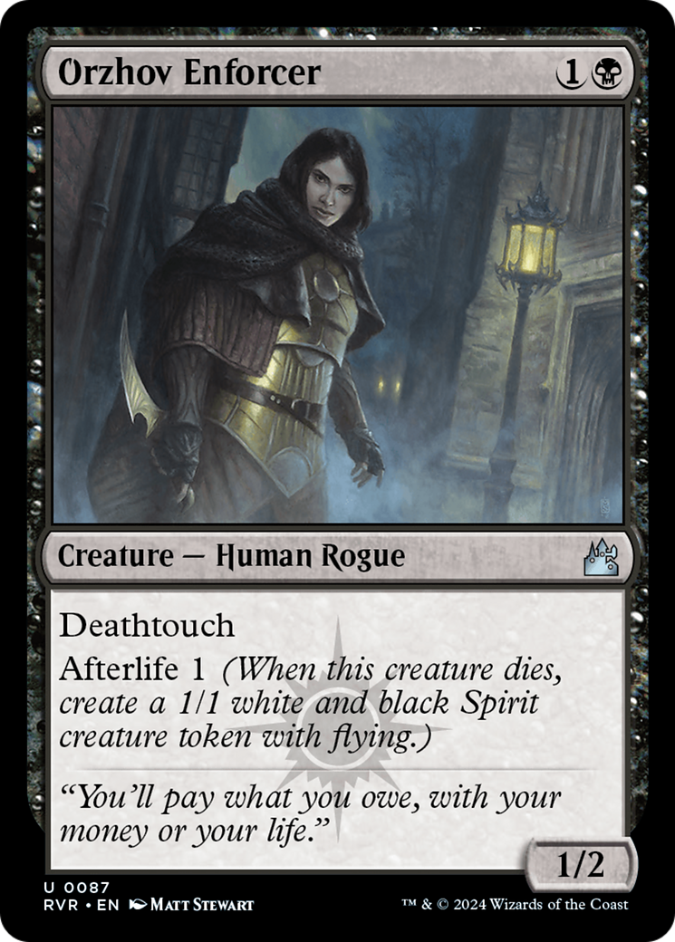Orzhov Enforcer [Ravnica Remastered] - Magic: The Gathering - Card Brawlers | Quebec | Canada |