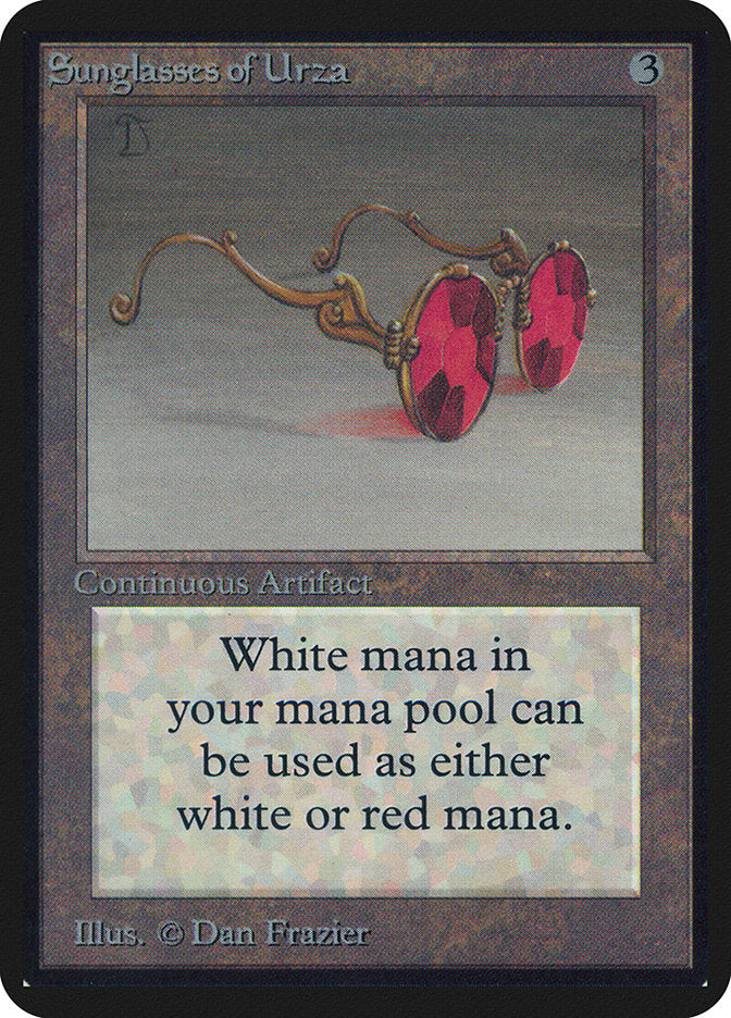 Sunglasses of Urza [Alpha Edition] - Magic: The Gathering - Card Brawlers | Quebec | Canada |