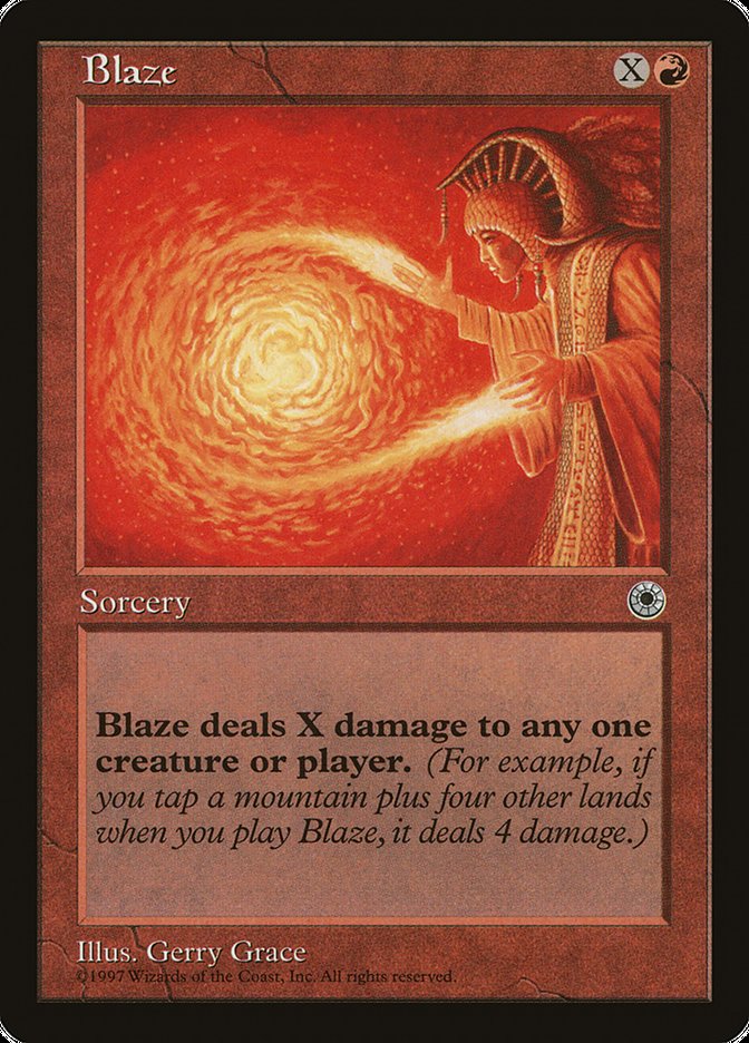 Blaze (No Flavor Text) [Portal] - Magic: The Gathering - Card Brawlers | Quebec | Canada |