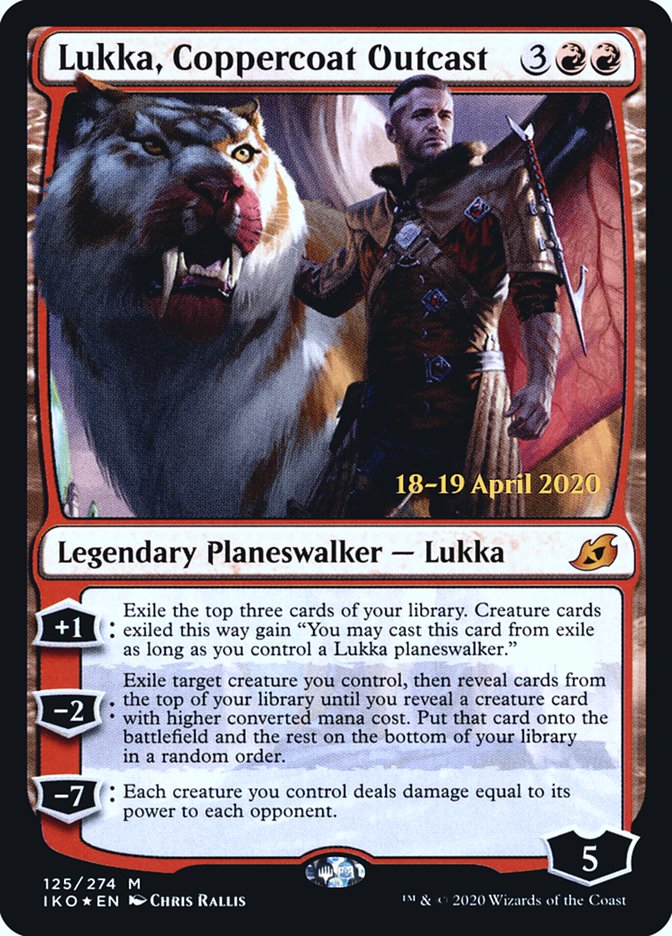 Lukka, Coppercoat Outcast [Ikoria: Lair of Behemoths Prerelease Promos] - Magic: The Gathering - Card Brawlers | Quebec | Canada |