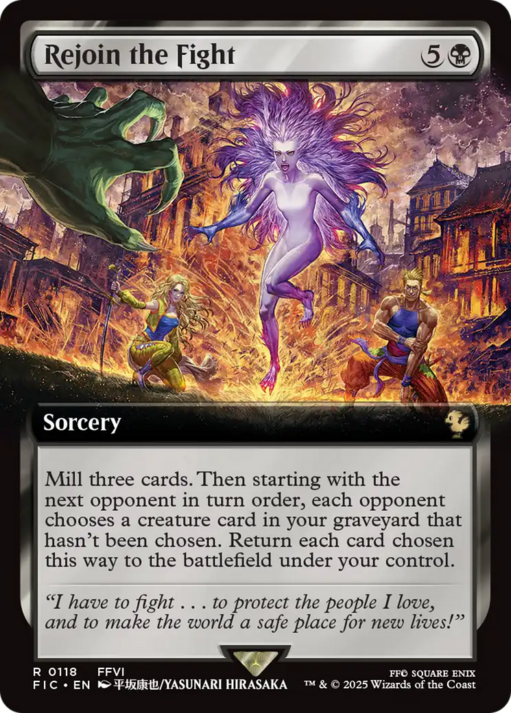 Rejoin the Fight (Extended Art) [FINAL FANTASY Commander] - Magic: The Gathering - Card Brawlers | Quebec | Canada |