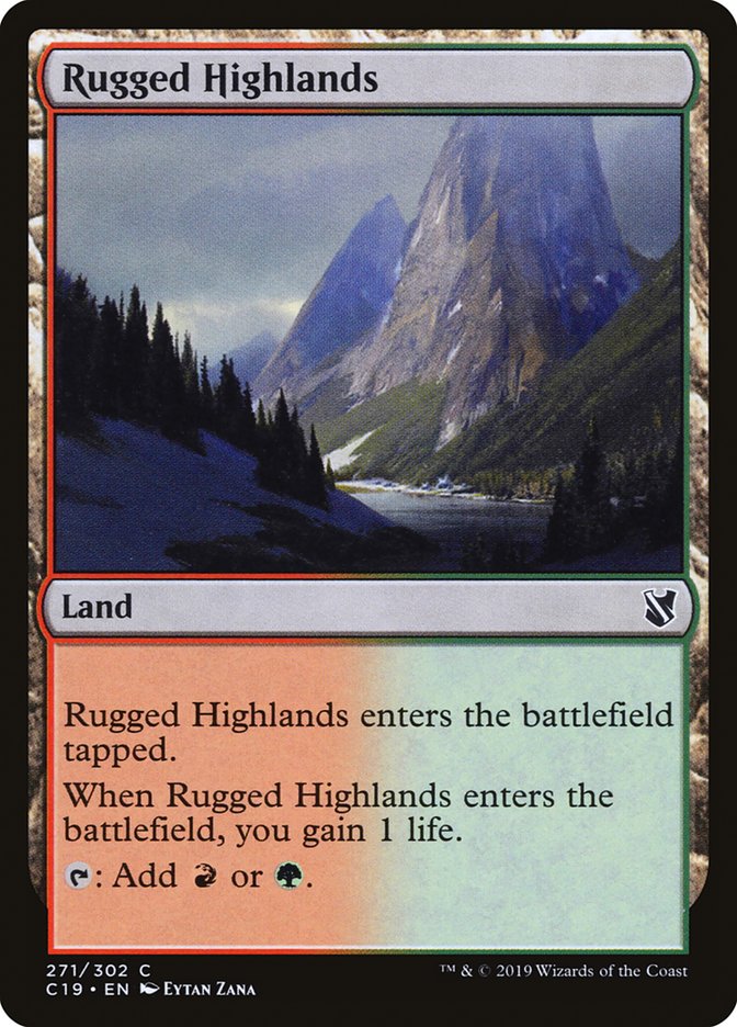 Rugged Highlands [Commander 2019] - Magic: The Gathering - Card Brawlers | Quebec | Canada |