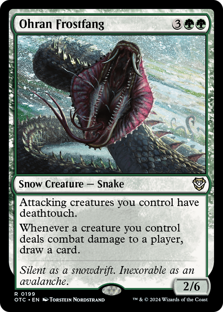 Ohran Frostfang [Outlaws of Thunder Junction Commander] - Magic: The Gathering - Card Brawlers | Quebec | Canada |