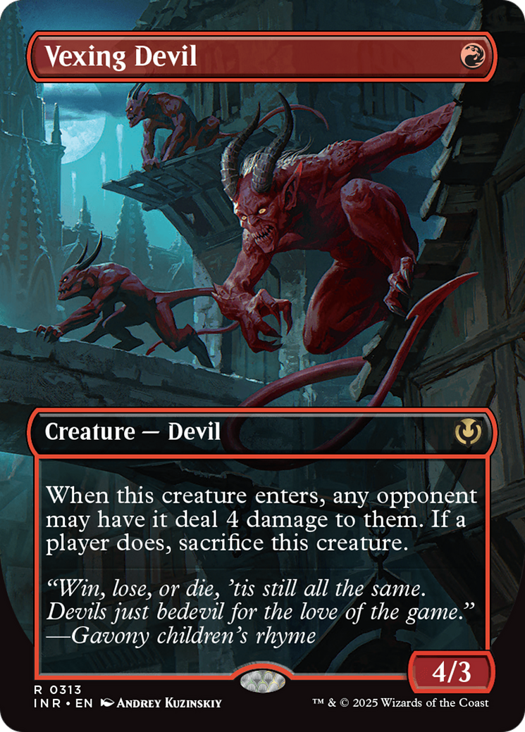 Vexing Devil (Borderless) [Innistrad Remastered] - Magic: The Gathering - Card Brawlers | Quebec | Canada |