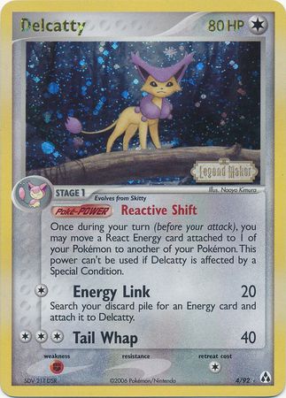 Delcatty (4/92) (Stamped) [EX: Legend Maker] - Pokémon - Card Brawlers | Quebec | Canada |