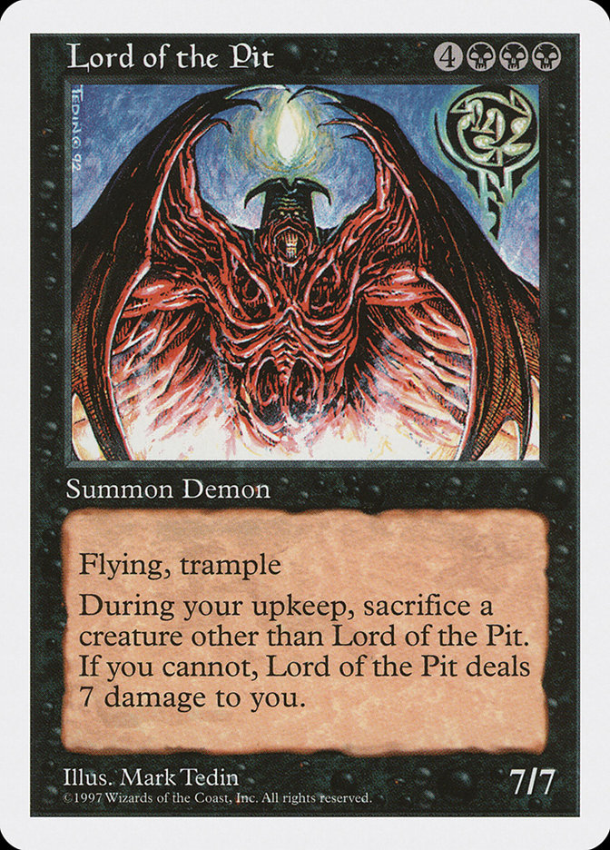 Lord of the Pit [Fifth Edition] - Magic: The Gathering - Card Brawlers | Quebec | Canada |