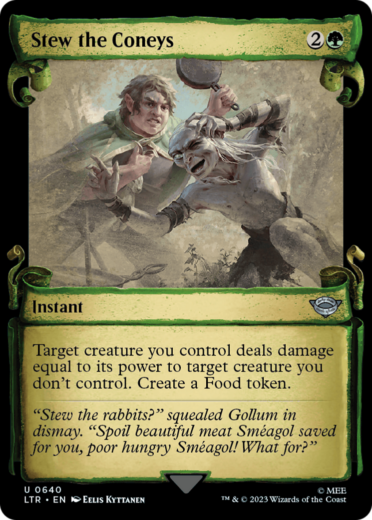 Stew the Coneys [The Lord of the Rings: Tales of Middle-Earth Showcase Scrolls] - Magic: The Gathering - Card Brawlers | Quebec | Canada |
