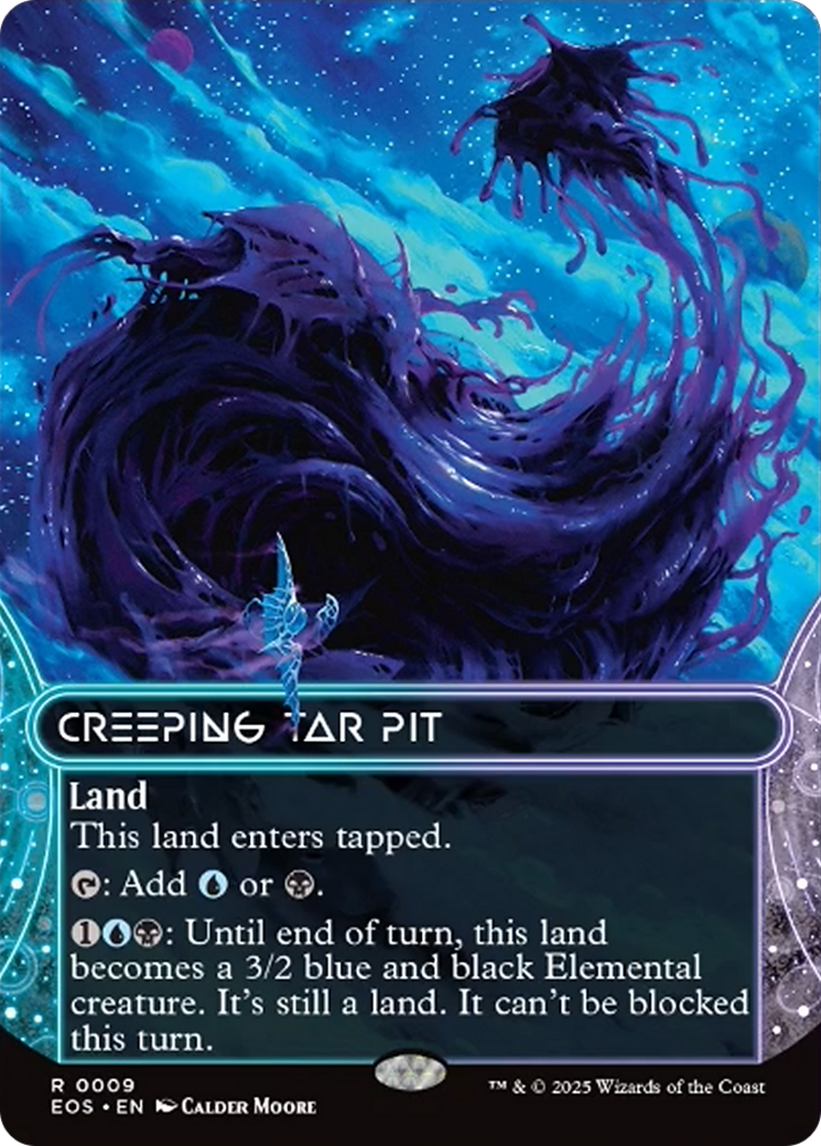 Creeping Tar Pit (0009) (Bordelress) [Edge of Eternities: Stellar Sights] - Magic: The Gathering - Card Brawlers | Quebec | Canada |