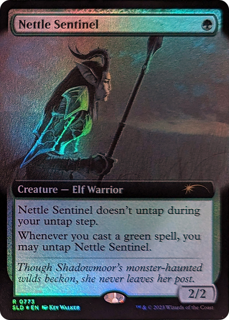Nettle Sentinel (Extended Art) [Secret Lair Drop Series] - Magic: The Gathering - Card Brawlers | Quebec | Canada |