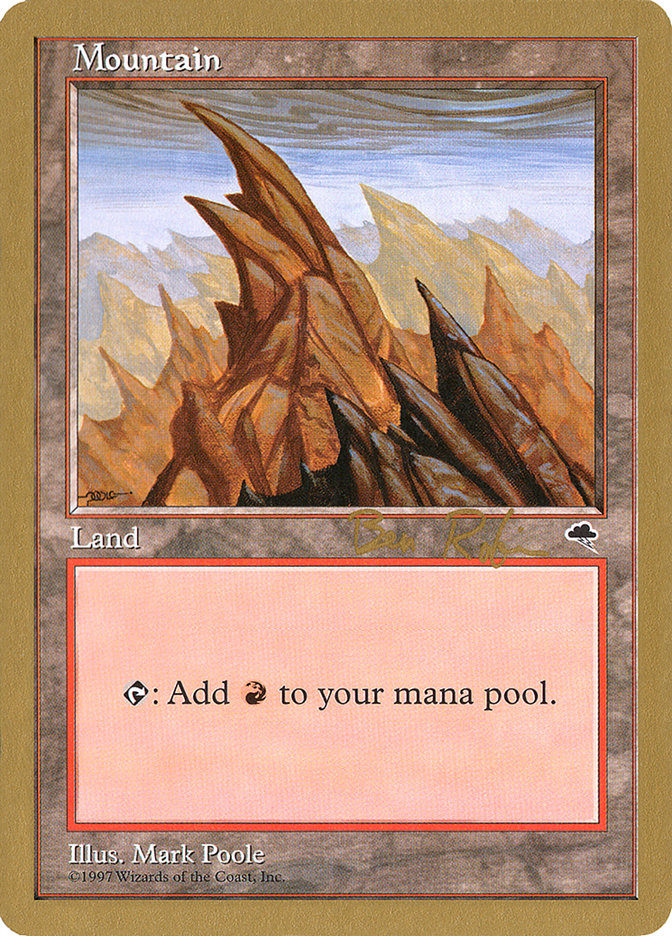 Mountain (br346) (Ben Rubin) [World Championship Decks 1998] - Magic: The Gathering - Card Brawlers | Quebec | Canada |