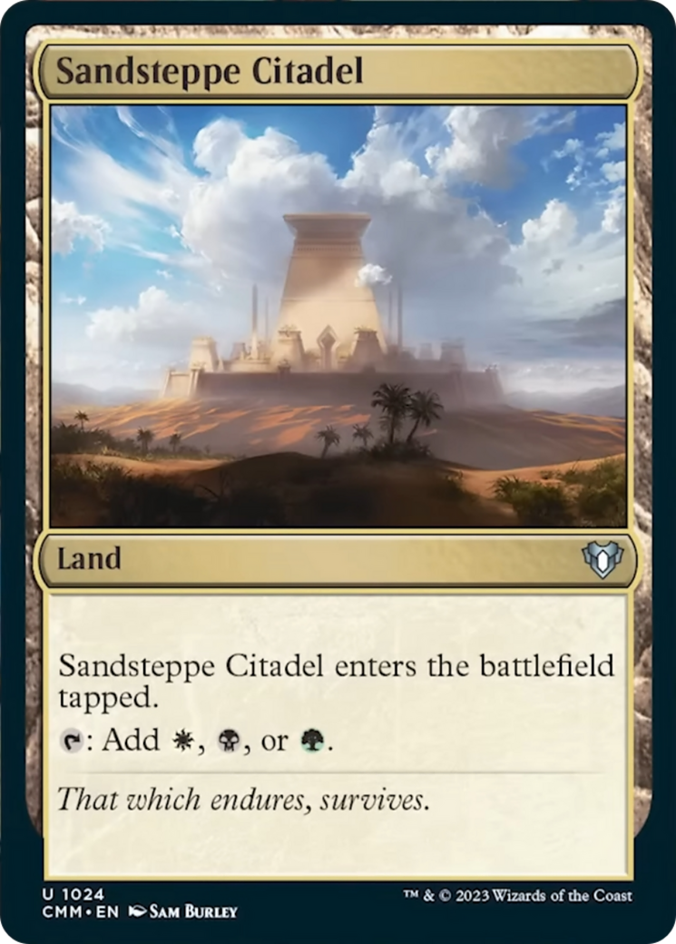 Sandsteppe Citadel [Commander Masters] - Magic: The Gathering - Card Brawlers | Quebec | Canada |