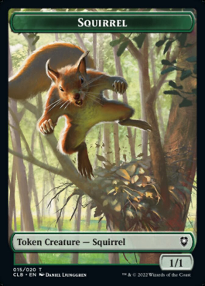 Squirrel Token [Commander Legends: Battle for Baldur's Gate Tokens] - Magic: The Gathering - Card Brawlers | Quebec | Canada |