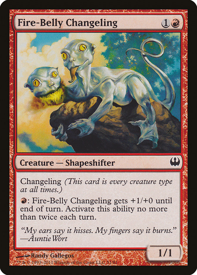 Fire-Belly Changeling [Duel Decks: Knights vs. Dragons] - Magic: The Gathering - Card Brawlers | Quebec | Canada |