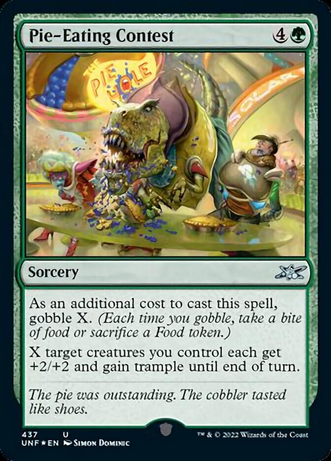 Pie-Eating Contest (Galaxy Foil) [Unfinity] - Magic: The Gathering - Card Brawlers | Quebec | Canada |
