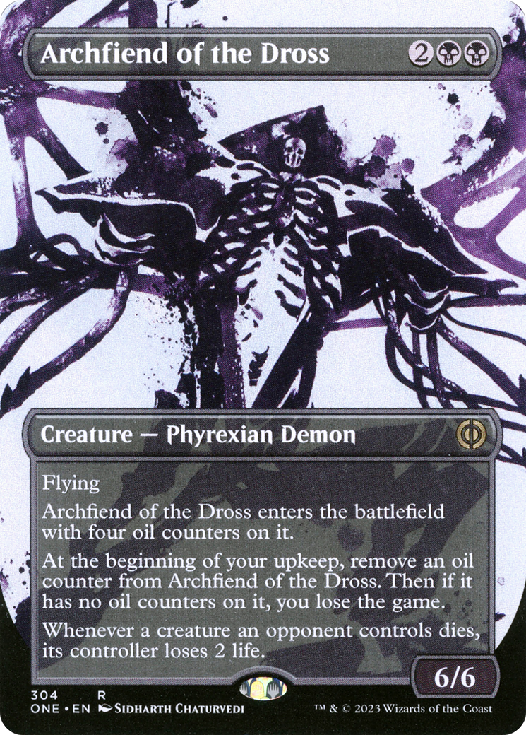 Archfiend of the Dross (Borderless Ichor) [Phyrexia: All Will Be One] - Magic: The Gathering - Card Brawlers | Quebec | Canada |