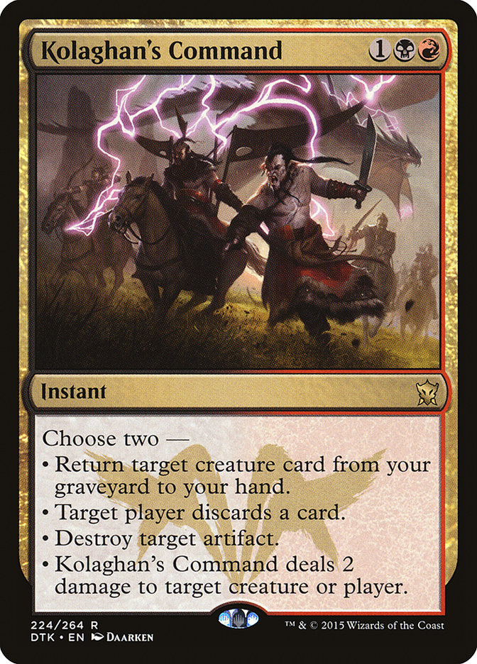 Kolaghan's Command [Dragons of Tarkir] - Magic: The Gathering - Card Brawlers | Quebec | Canada |