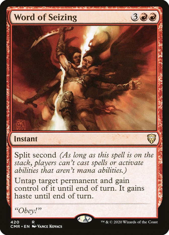 Word of Seizing [Commander Legends] - Magic: The Gathering - Card Brawlers | Quebec | Canada |