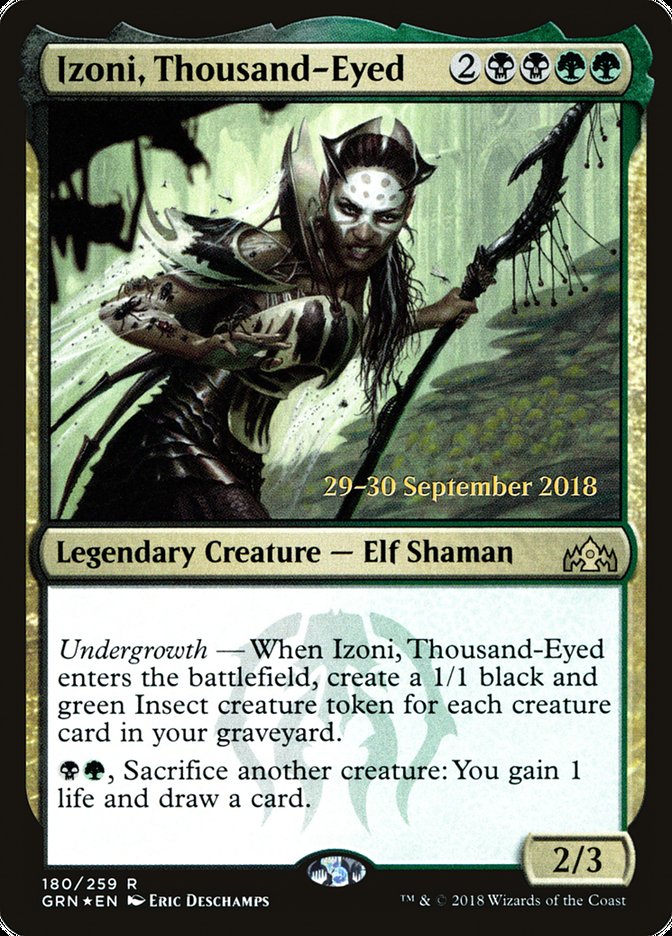 Izoni, Thousand-Eyed [Guilds of Ravnica Prerelease Promos] - Magic: The Gathering - Card Brawlers | Quebec | Canada |