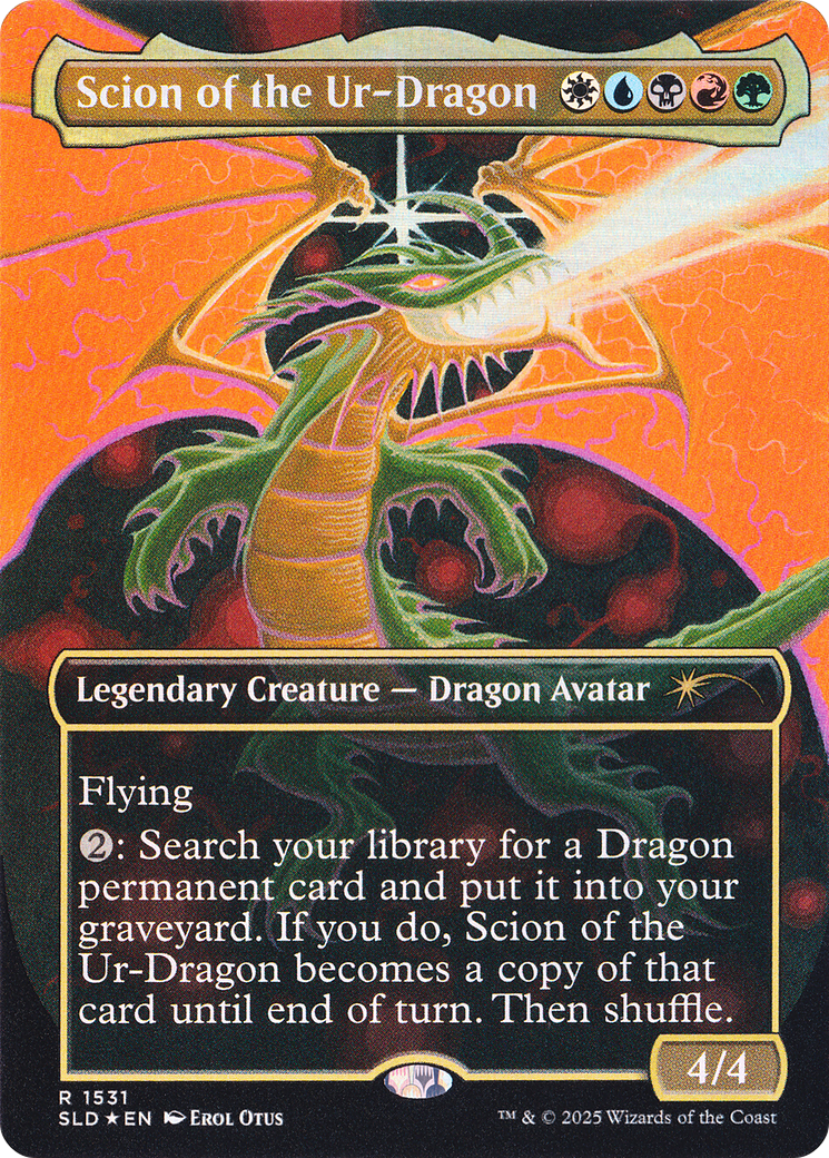 Scion of the Ur-Dragon (Rainbow Foil) [Secret Lair Drop Series] - Magic: The Gathering - Card Brawlers | Quebec | Canada |