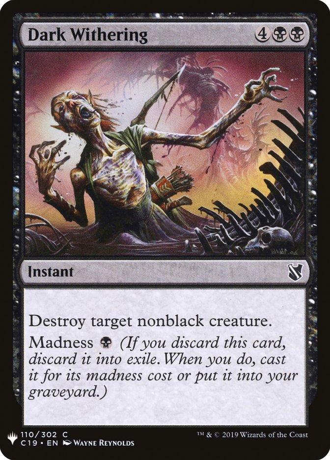 Dark Withering [Mystery Booster] - Magic: The Gathering - Card Brawlers | Quebec | Canada |
