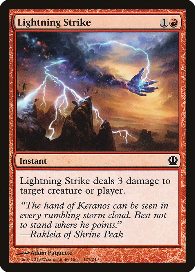 Lightning Strike [Theros] - Magic: The Gathering - Card Brawlers | Quebec | Canada |