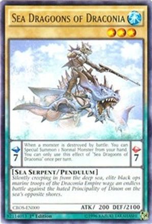 Sea Dragoons of Draconia [CROS-EN000] Rare - Yu-Gi-Oh! - Card Brawlers | Quebec | Canada |