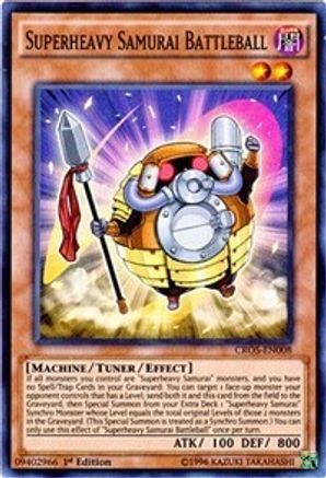 Superheavy Samurai Battleball [CROS-EN008] Super Rare - Yu-Gi-Oh! - Card Brawlers | Quebec | Canada |