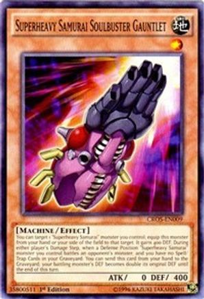 Superheavy Samurai Soulbuster Gauntlet [CROS-EN009] Common - Yu-Gi-Oh! - Card Brawlers | Quebec | Canada |