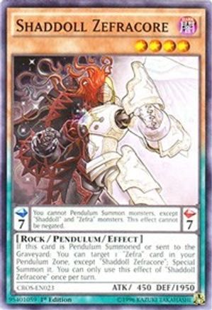 Shaddoll Zefracore [CROS-EN023] Common - Yu-Gi-Oh! - Card Brawlers | Quebec | Canada |