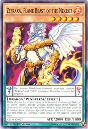Zefraxa, Flame Beast of the Nekroz [CROS-EN027] Common - Yu-Gi-Oh! - Card Brawlers | Quebec | Canada |