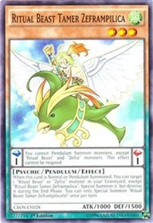 Ritual Beast Tamer Zeframpilica [CROS-EN028] Common - Yu-Gi-Oh! - Card Brawlers | Quebec | Canada |