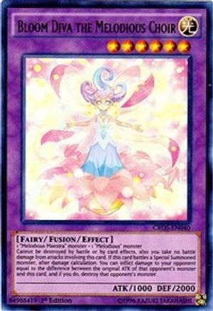 Bloom Diva the Melodious Choir [CROS-EN040] Ultra Rare - Yu-Gi-Oh! - Card Brawlers | Quebec | Canada |
