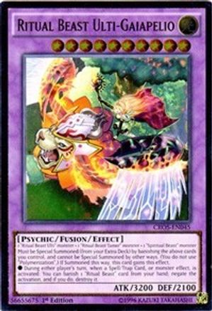 Ritual Beast Ulti-Gaiapelio (UTR) [CROS-EN045] Ultimate Rare - Yu-Gi-Oh! - Card Brawlers | Quebec | Canada |