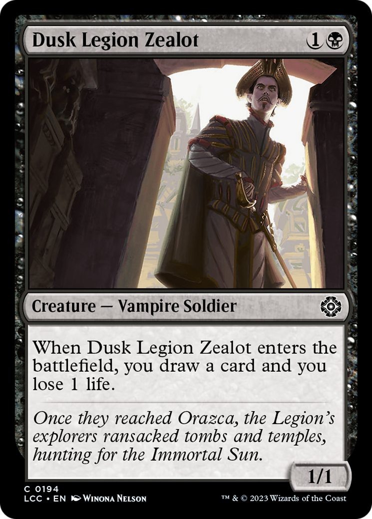 Dusk Legion Zealot [The Lost Caverns of Ixalan Commander] - Magic: The Gathering - Card Brawlers | Quebec | Canada |