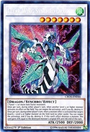 Clear Wing Synchro Dragon [CROS-EN046] Secret Rare - Yu-Gi-Oh! - Card Brawlers | Quebec | Canada |