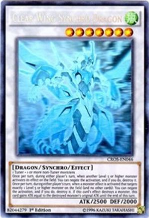 Clear Wing Synchro Dragon (Ghost Rare) [CROS-EN046] Ghost Rare - Yu-Gi-Oh! - Card Brawlers | Quebec | Canada |