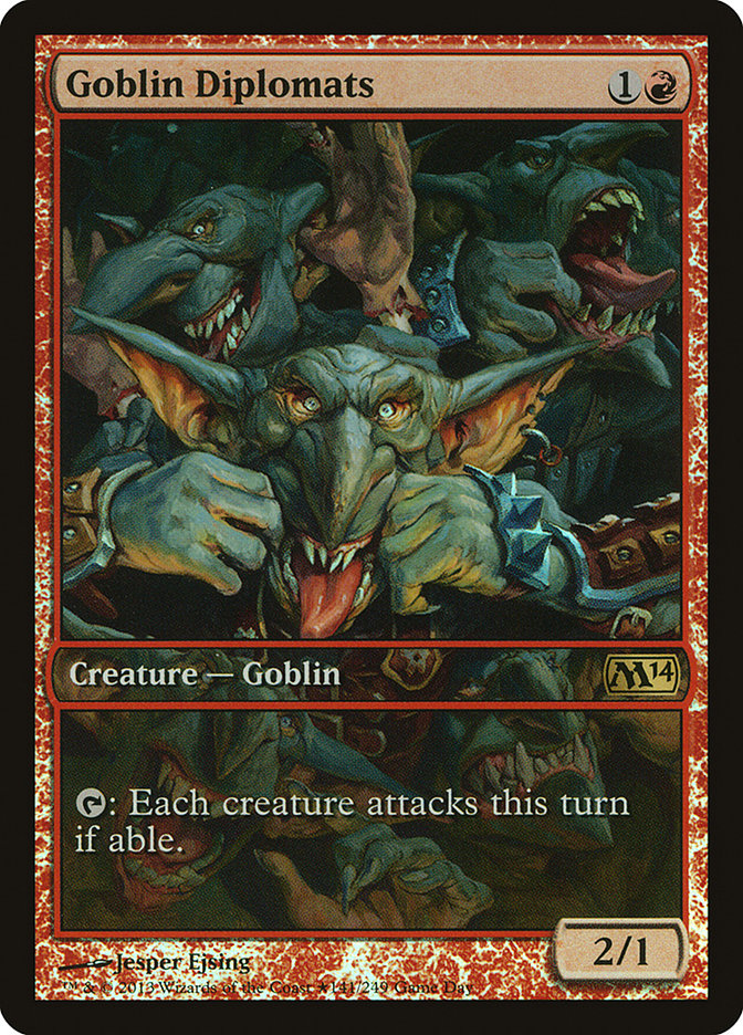 Goblin Diplomats (Game Day) [Magic 2014 Promos] - Magic: The Gathering - Card Brawlers | Quebec | Canada |