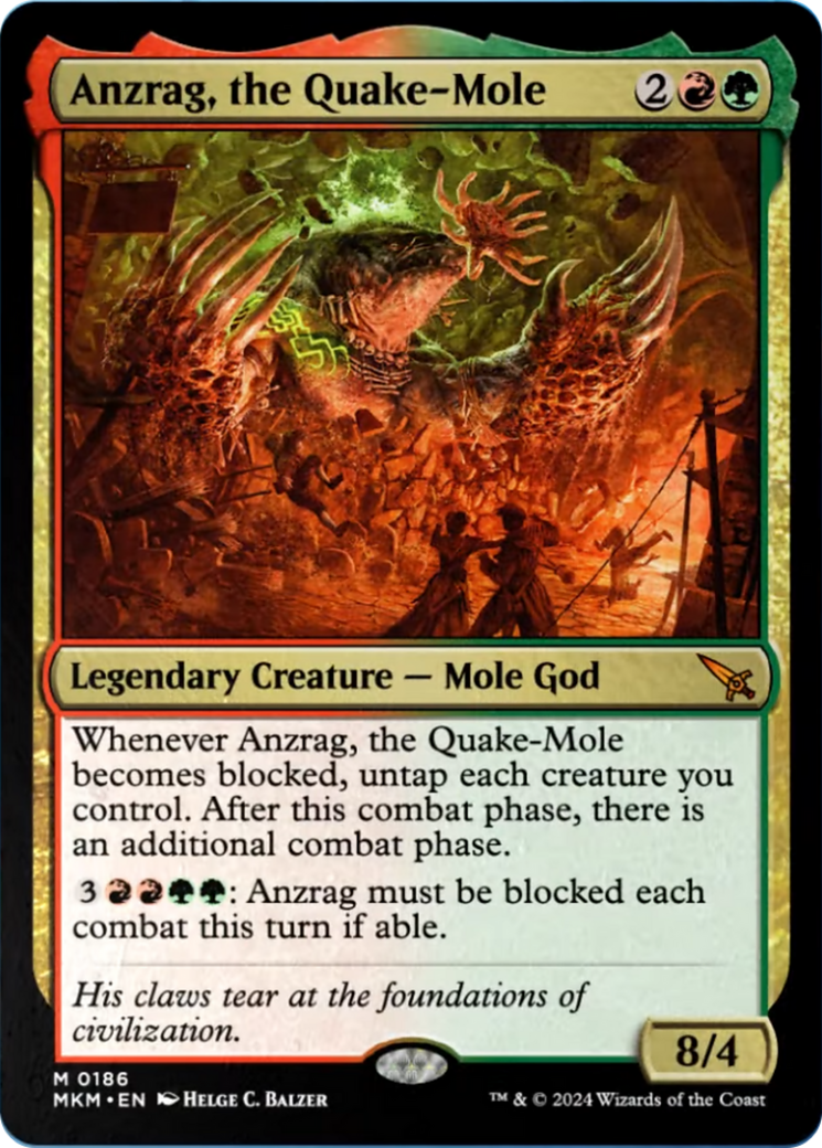 Anzrag, the Quake-Mole [Murders at Karlov Manor] - Magic: The Gathering - Card Brawlers | Quebec | Canada |