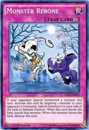 Monster Rebone [CROS-EN079] Super Rare - Yu-Gi-Oh! - Card Brawlers | Quebec | Canada |
