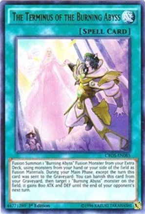 The Terminus of the Burning Abyss [CROS-EN085] Ultra Rare - Yu-Gi-Oh! - Card Brawlers | Quebec | Canada |